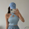 Summer Tank Top for Women 2024 Knitted Bustier Going Out Outfits Solid Color Trendy Basic Slim Fit Y2k Women's Vacation Tops - MAGUSTA BEAUTY