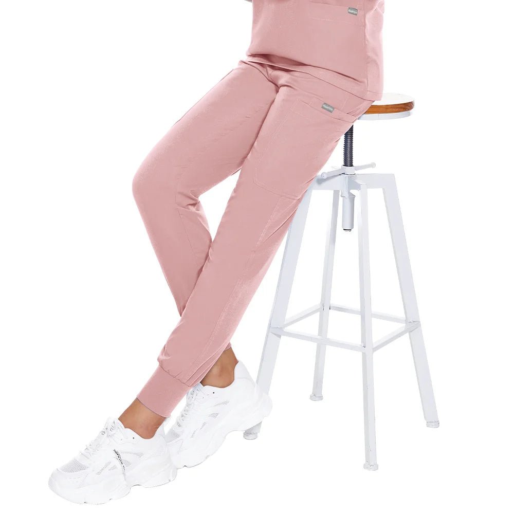 Unisex Jogger Pants Dentist Pants Solid Color Beauty Salon Nursing Men Jogging Pants Spa Uniform Pants Pet Medical Doctor Scrub - MAGUSTA BEAUTY