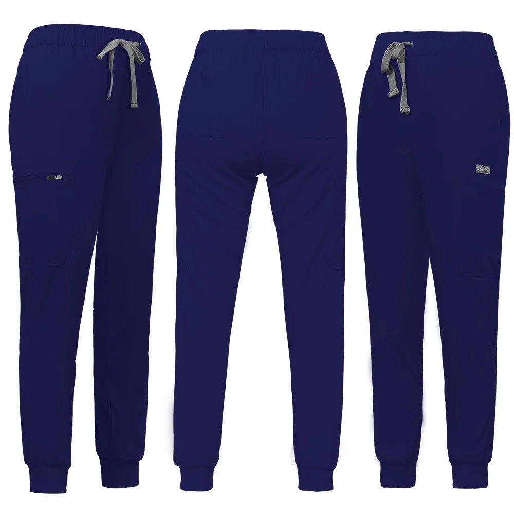 Unisex Jogger Pants Dentist Pants Solid Color Beauty Salon Nursing Men Jogging Pants Spa Uniform Pants Pet Medical Doctor Scrub - MAGUSTA BEAUTY
