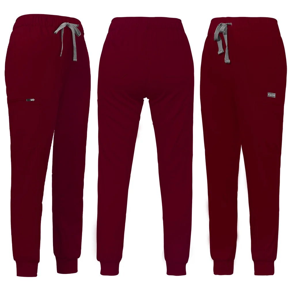 Unisex Jogger Pants Dentist Pants Solid Color Beauty Salon Nursing Men Jogging Pants Spa Uniform Pants Pet Medical Doctor Scrub - MAGUSTA BEAUTY