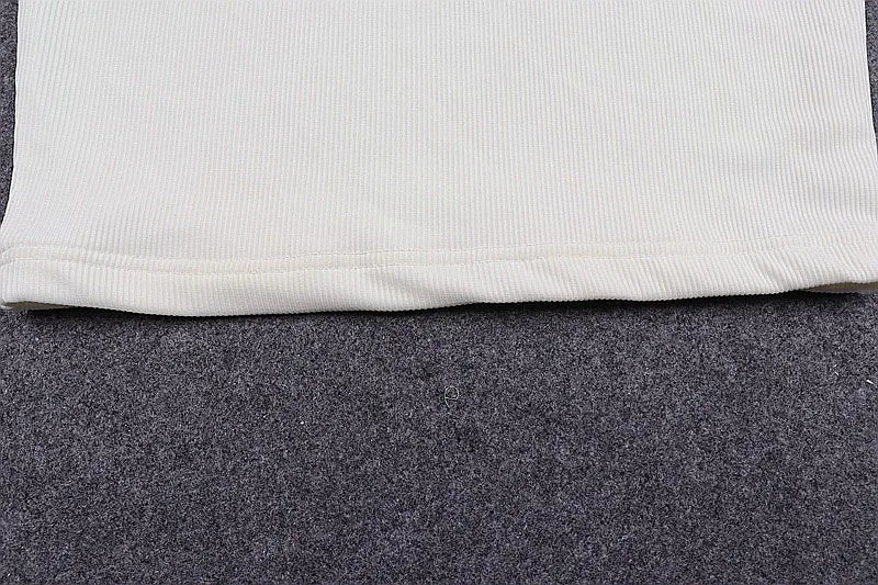 White Halter Sexy Backless Tank Tops for Women Streetwear 2023 Sleeveless Ribbed Knit Vest Top Cropped Feminino - MAGUSTA BEAUTY