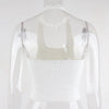 White Halter Sexy Backless Tank Tops for Women Streetwear 2024 Sleeveless Ribbed Knit Vest Top Cropped Feminino - MAGUSTA BEAUTY