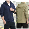 Windbreaker Men Tactical Jacket Waterproof Outdoor Hooded Coat Sports Military European Size S-5XL Field Climbing Thin Outwear - MAGUSTA BEAUTY