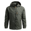 Windbreaker Men Tactical Jacket Waterproof Outdoor Hooded Coat Sports Military European Size S-5XL Field Climbing Thin Outwear - MAGUSTA BEAUTY