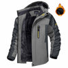 Winter Hooded Jacket Fashion Casual Warm Fleece Coat Windproof Rainproof Parka Windbreaker Men's Top - MAGUSTA BEAUTY