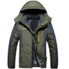 Winter Hooded Jacket Fashion Casual Warm Fleece Coat Windproof Rainproof Parka Windbreaker Men's Top - MAGUSTA BEAUTY