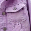 Women Denim Jacket Spring Autumn Short Coat Pink Jean Jackets Casual Tops Purple Yellow Purple Blue Loose Tops Lady Outerwear - MAGUSTA BEAUTY