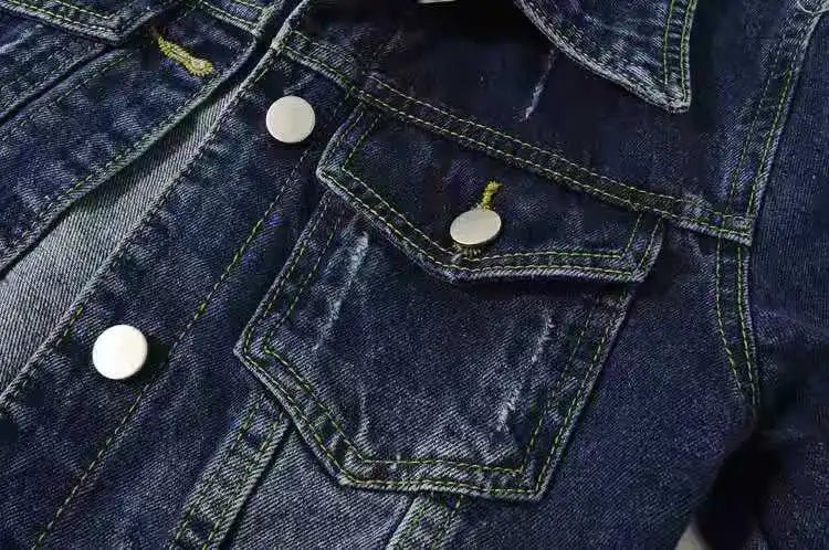 Women Denim Jacket Spring Autumn Short Coat Pink Jean Jackets Casual Tops Purple Yellow Purple Blue Loose Tops Lady Outerwear - MAGUSTA BEAUTY