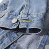 Women Denim Jacket Spring Autumn Short Coat Pink Jean Jackets Casual Tops Purple Yellow Purple Blue Loose Tops Lady Outerwear - MAGUSTA BEAUTY
