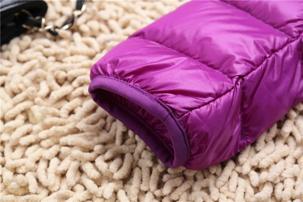 Women Puffer Jacket 15 Colors Plus Size 5XL 6XL 7XL 2025 New Spring Autumn Female Ultra Lightweight Packable Hooded Down Coats - MAGUSTA BEAUTY