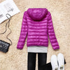Women Puffer Jacket 15 Colors Plus Size 5XL 6XL 7XL 2025 New Spring Autumn Female Ultra Lightweight Packable Hooded Down Coats - MAGUSTA BEAUTY