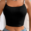 Women Seamless Crop Tops Sexy Bras Female Breathable Brassiere New Fashion Vest Solid Color Hollow Out Ribbed Intimates Lingerie - MAGUSTA BEAUTY