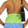 Women Sexy Halterneck Crop Tops Chic Summer Solid Color Bandage Open Front Backless Sleeveless Tank Tops for Club Streetwear Y2K - MAGUSTA BEAUTY