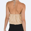 Women Sexy Halterneck Crop Tops Chic Summer Solid Color Bandage Open Front Backless Sleeveless Tank Tops for Club Streetwear Y2K - MAGUSTA BEAUTY
