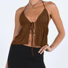 Women Sexy Halterneck Crop Tops Chic Summer Solid Color Bandage Open Front Backless Sleeveless Tank Tops for Club Streetwear Y2K - MAGUSTA BEAUTY