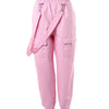 Women's Cargo Pants Casual Trousers 2026 Spring Autumn Solid Color Trend Street Pocket Design Cuff Suspenders Streetwear Women - MAGUSTA BEAUTY