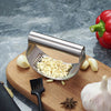 WORTHBUY Manual Stainless Steel Garlic Press, Garlic Chopped Ginger Crusher For Fruit Vegetable Tools Kitchen Accessories - MAGUSTA BEAUTY