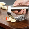 WORTHBUY Manual Stainless Steel Garlic Press, Garlic Chopped Ginger Crusher For Fruit Vegetable Tools Kitchen Accessories - MAGUSTA BEAUTY