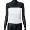 y2k Strapless Corset Tops Summer White Off Shoulder Tanks Women Sleeveless Tube Top Sexy Skinny Fit Bustier Clothes - MAGUSTA BEAUTY